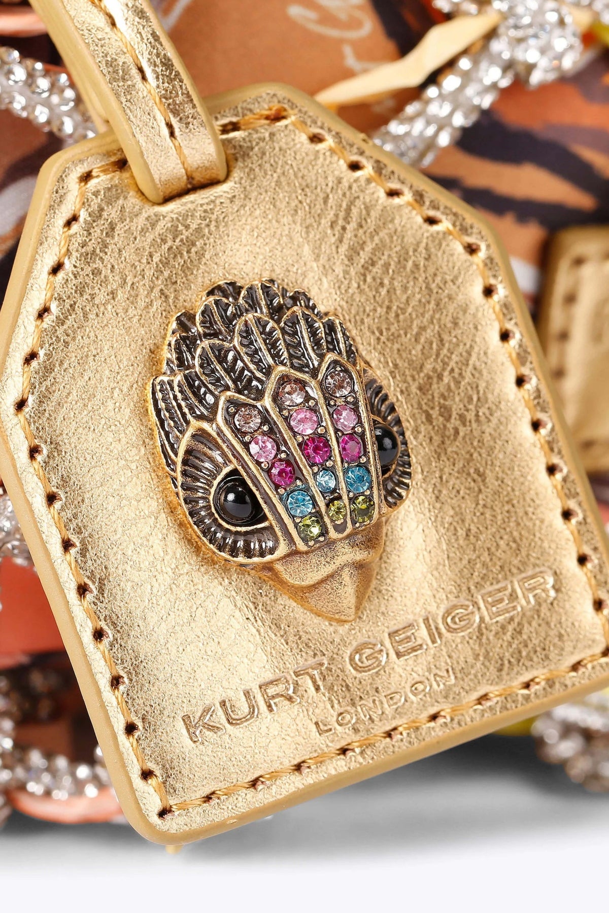 KURT GEIGER LONDON MACRAME CRYSTAL BAG en color MULTICOLOR  (4)