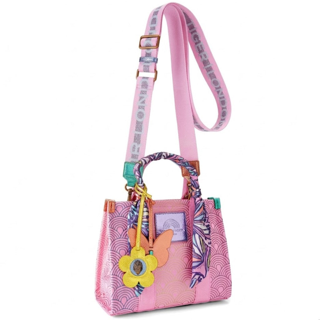 KURT GEIGER LONDON SMALL SOUTHBANK TOTE en color ROSA  (6)