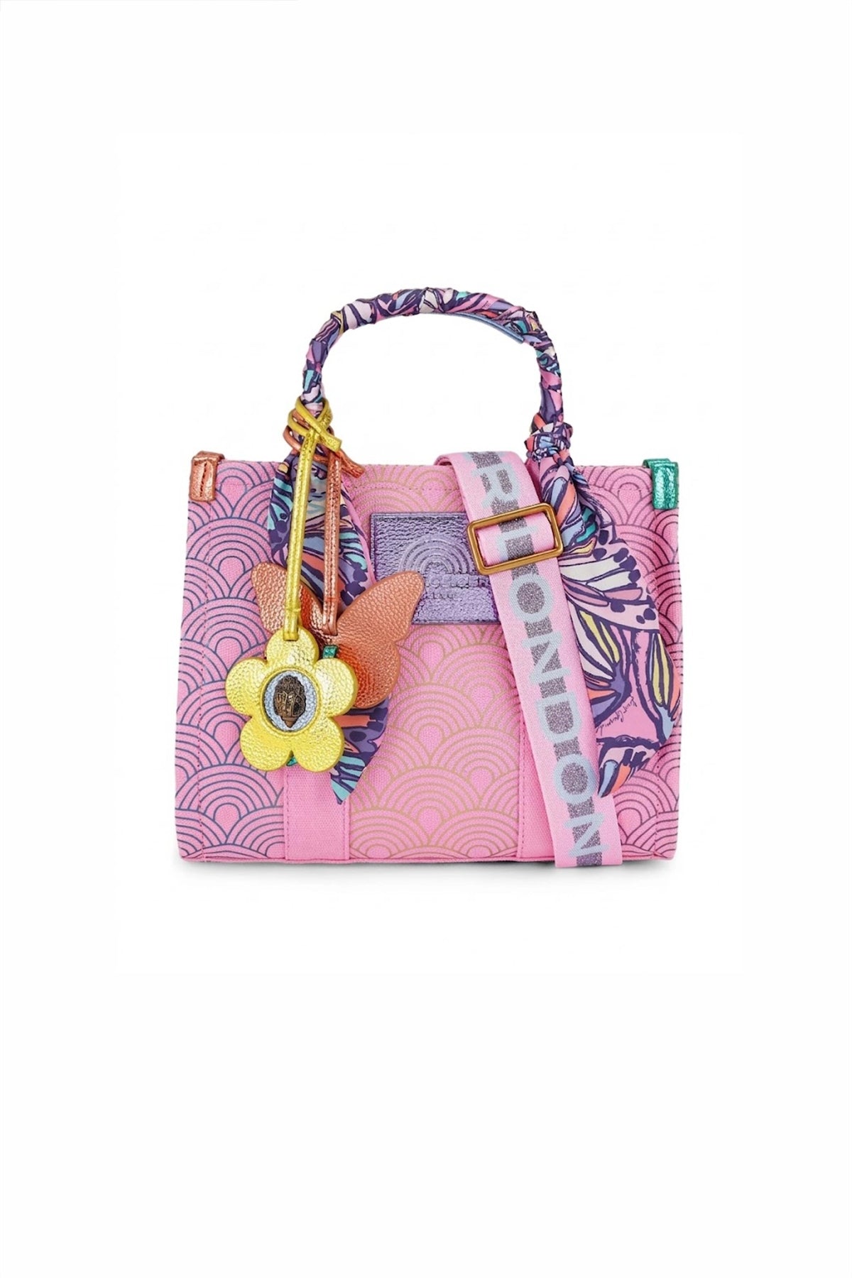 KURT GEIGER LONDON SMALL SOUTHBANK TOTE en color ROSA  (1)