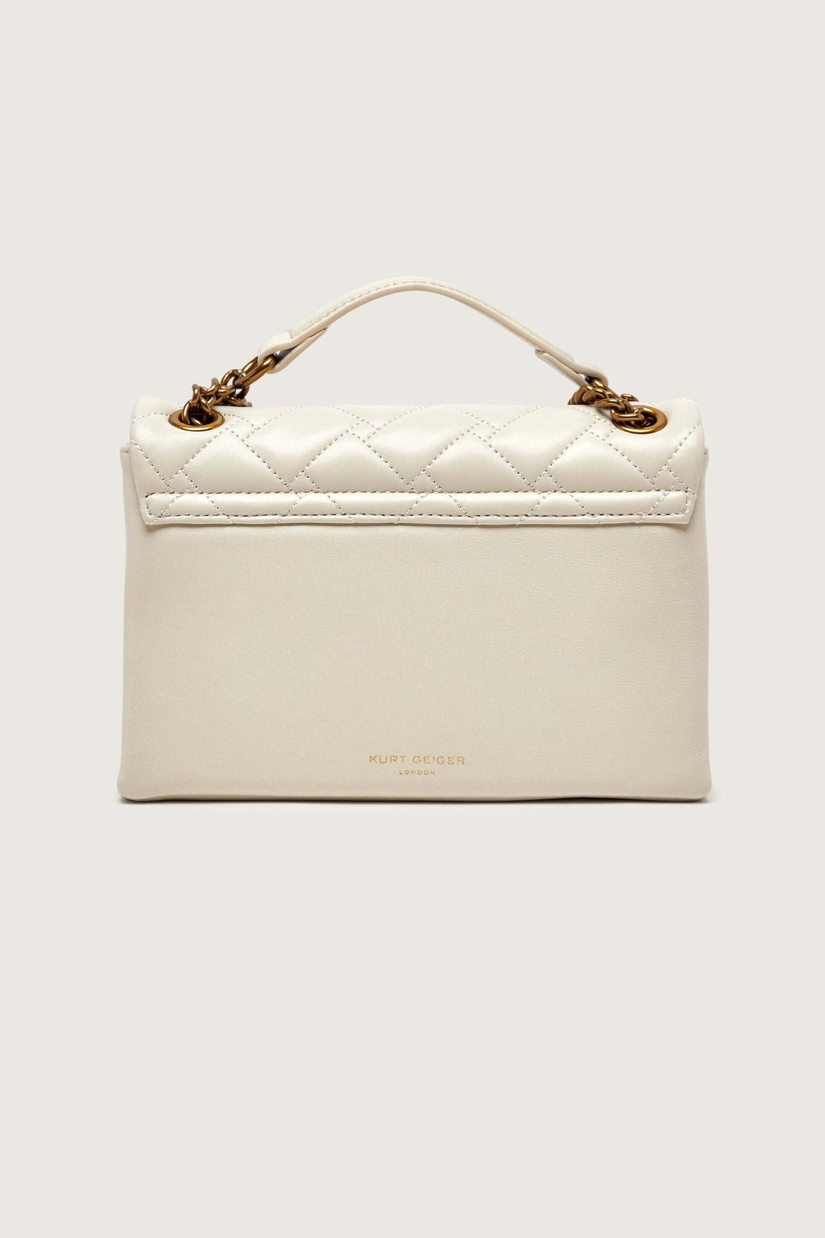 KURT GEIGER LONDON  LEATHER MD KENSINGTON  en color BLANCO  (2)