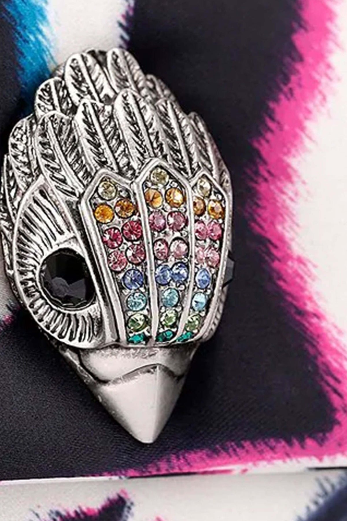 KURT GEIGER LONDON  KNOT SHOULDE  en color ANIMAL PRINT  (4)