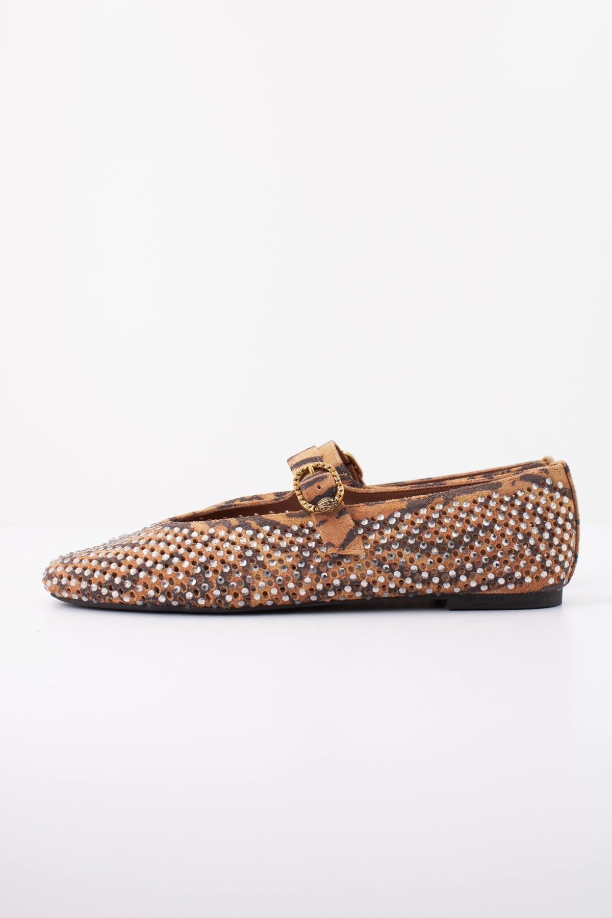 KURT GEIGER LONDON K MAYFAIR BALLET FLAT en color ANIMAL PRINT  (1)