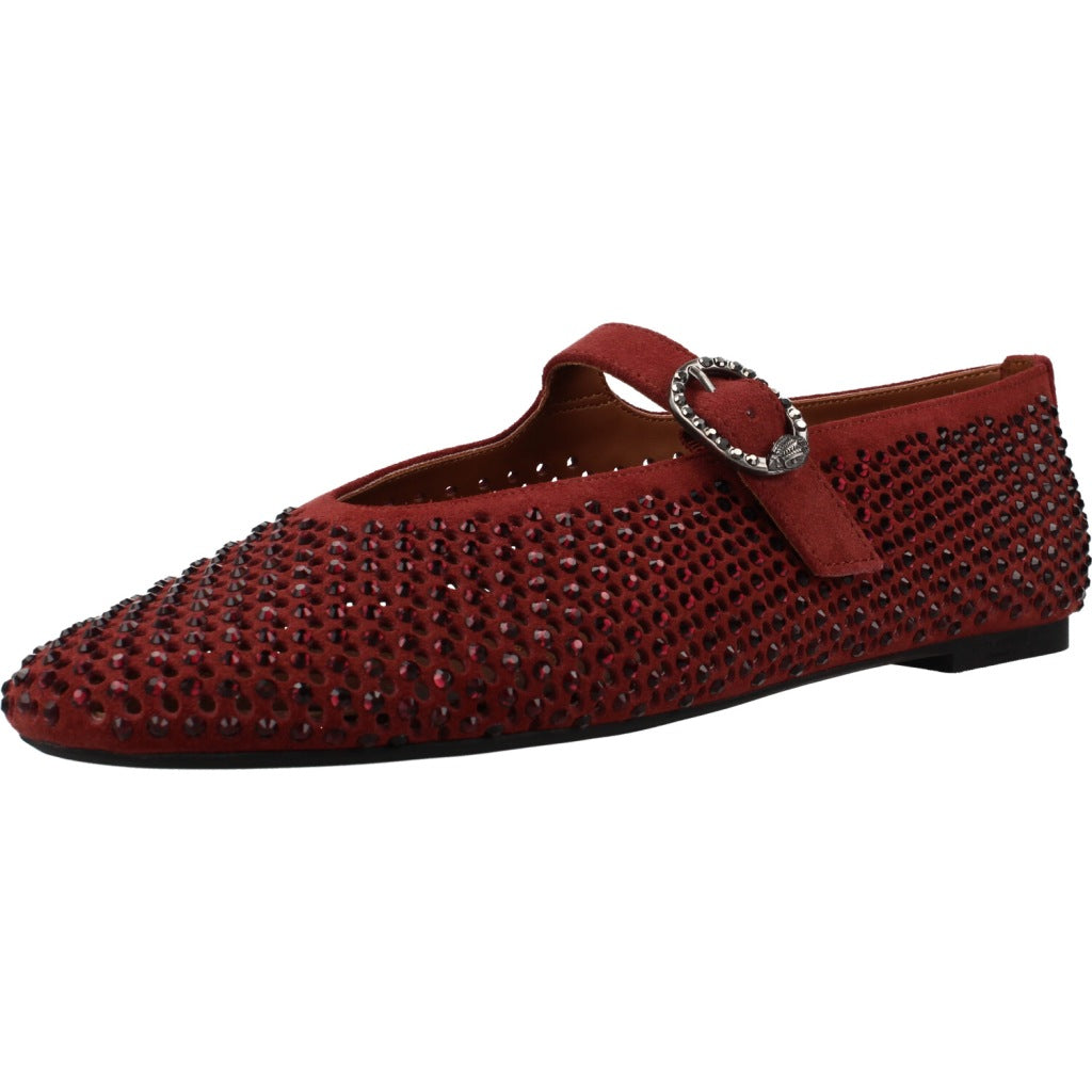 KURT GEIGER LONDON K MAYFAIR BALLET FLAT en color BURDEOS  (1)