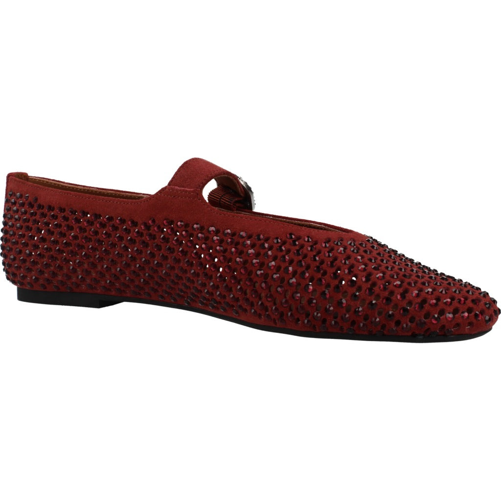 KURT GEIGER LONDON K MAYFAIR BALLET FLAT en color BURDEOS  (5)