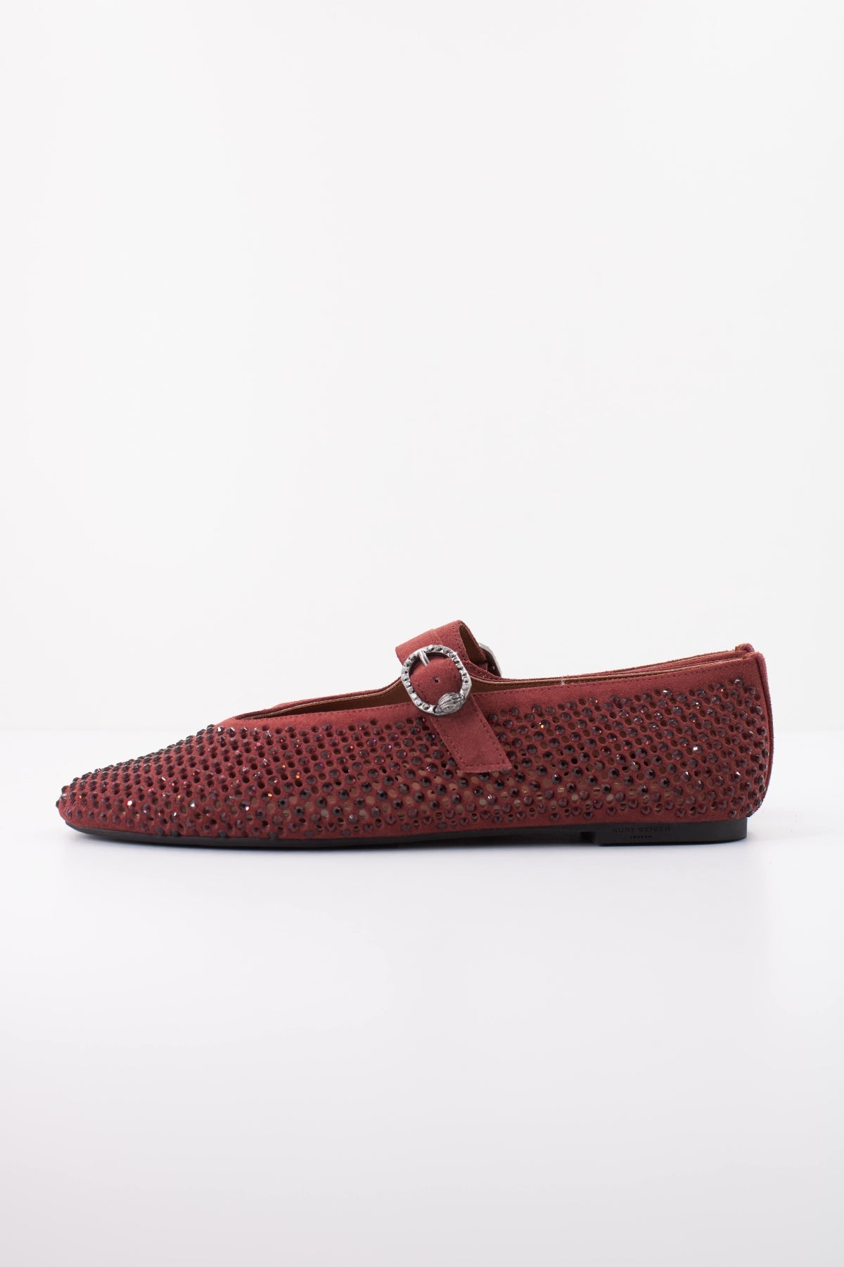 KURT GEIGER LONDON K MAYFAIR BALLET FLAT en color BURDEOS  (1)