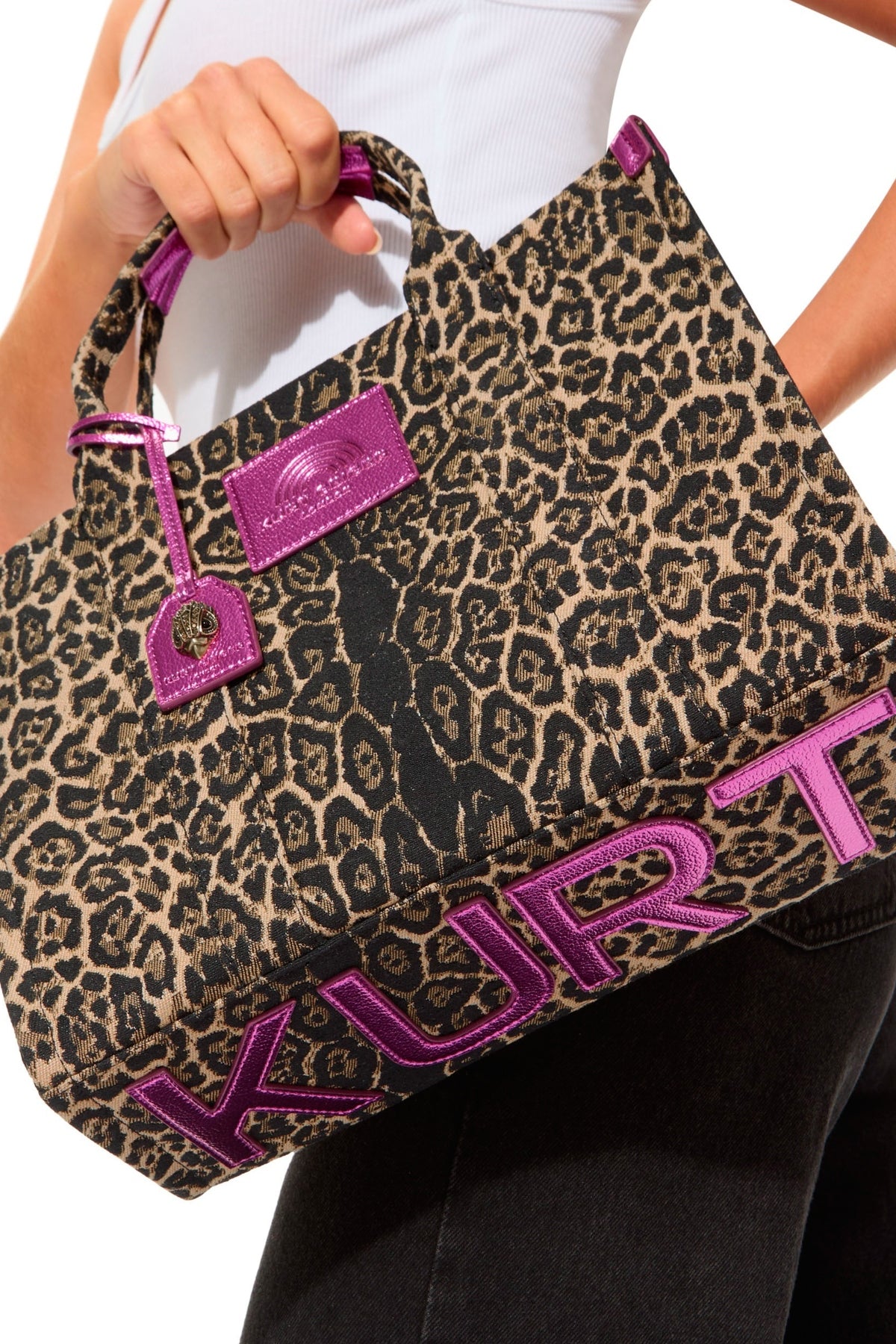 KURT GEIGER LONDON K SOUTHBANK TOTE en color ANIMAL PRINT  (3)