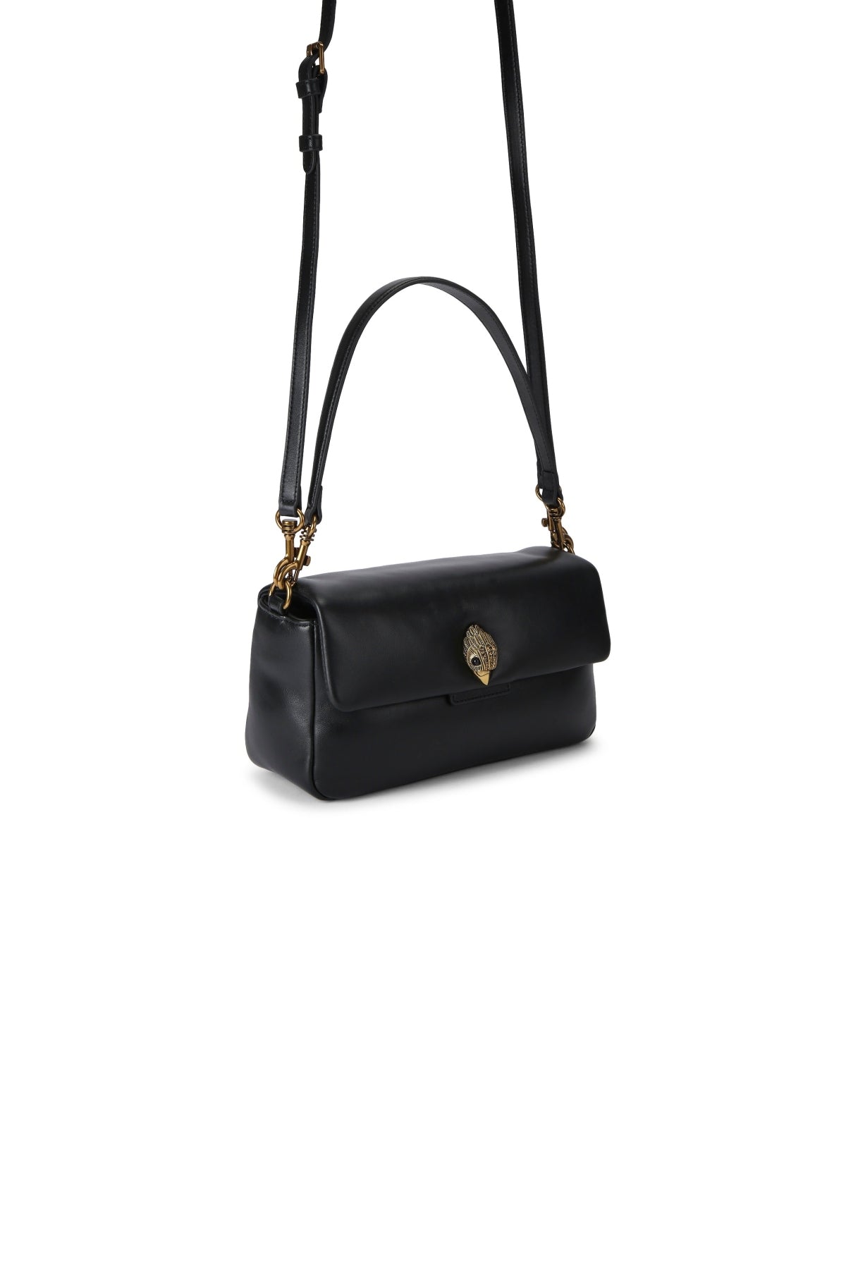 KURT GEIGER LONDON K LEATHER OXFORD BAG en color NEGRO  (4)