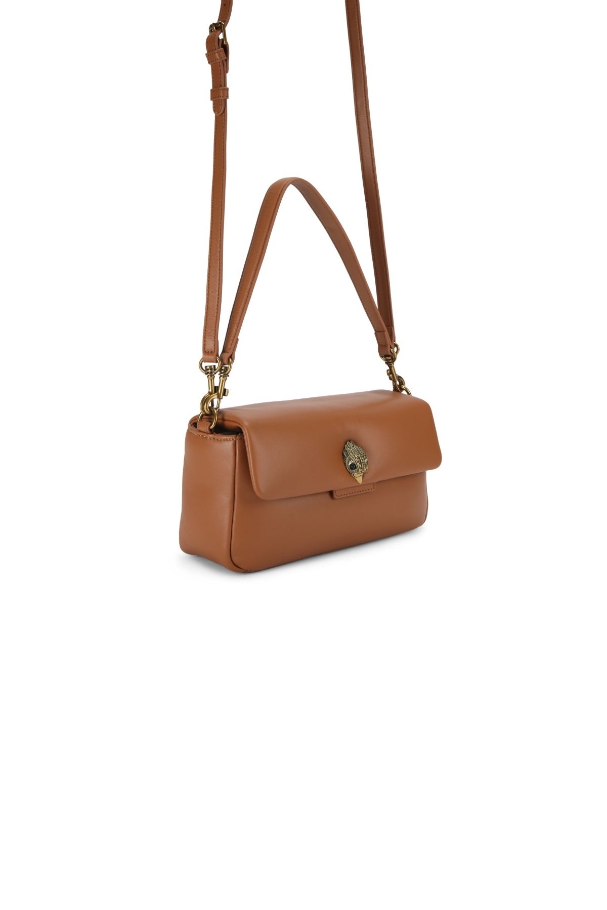KURT GEIGER LONDON K LEATHER OXFORD BAG en color MARRON  (4)