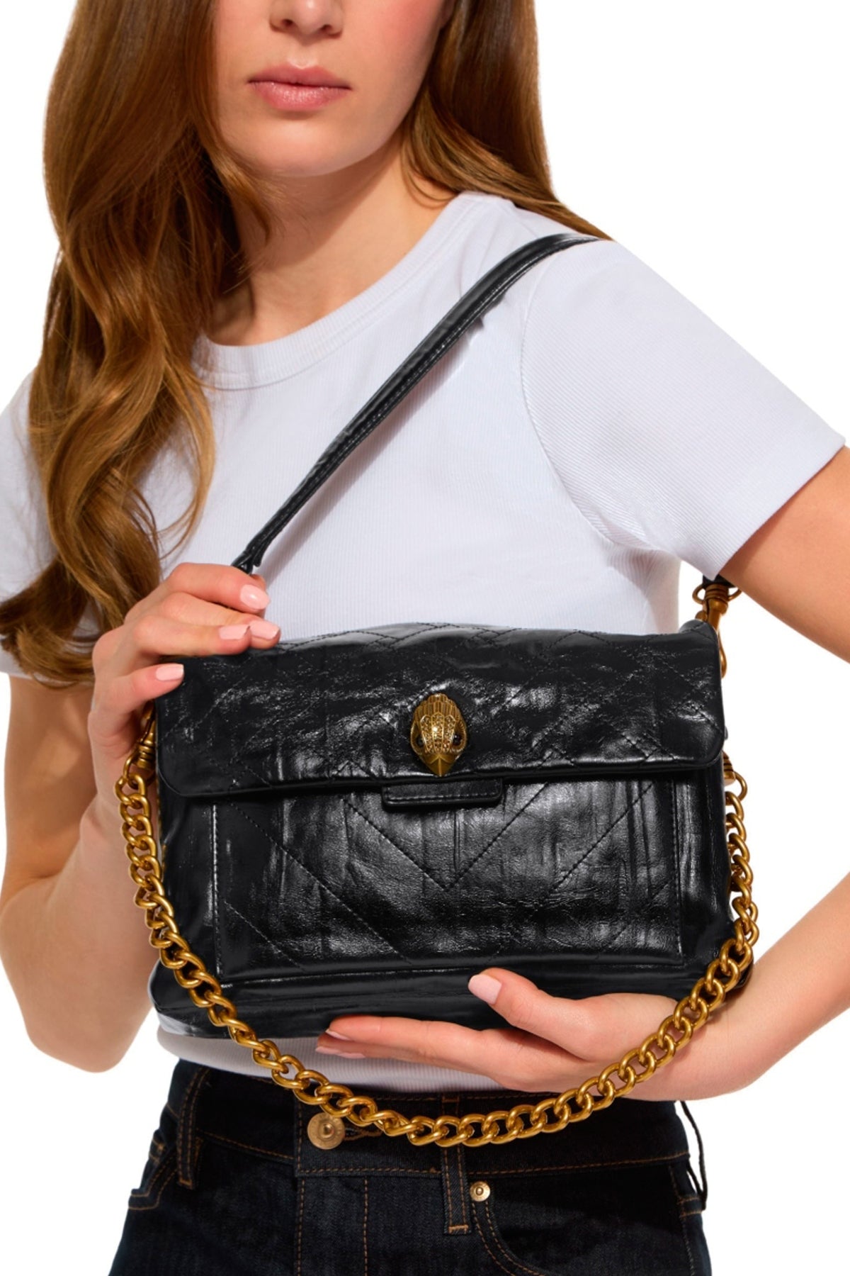 KURT GEIGER LONDON K KENSINGTON XBODY en color NEGRO  (1)
