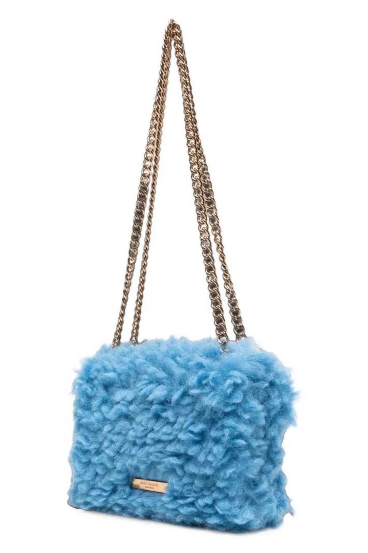 KURT GEIGER LONDON KENSINGTON F FUR en color AZUL  (2)