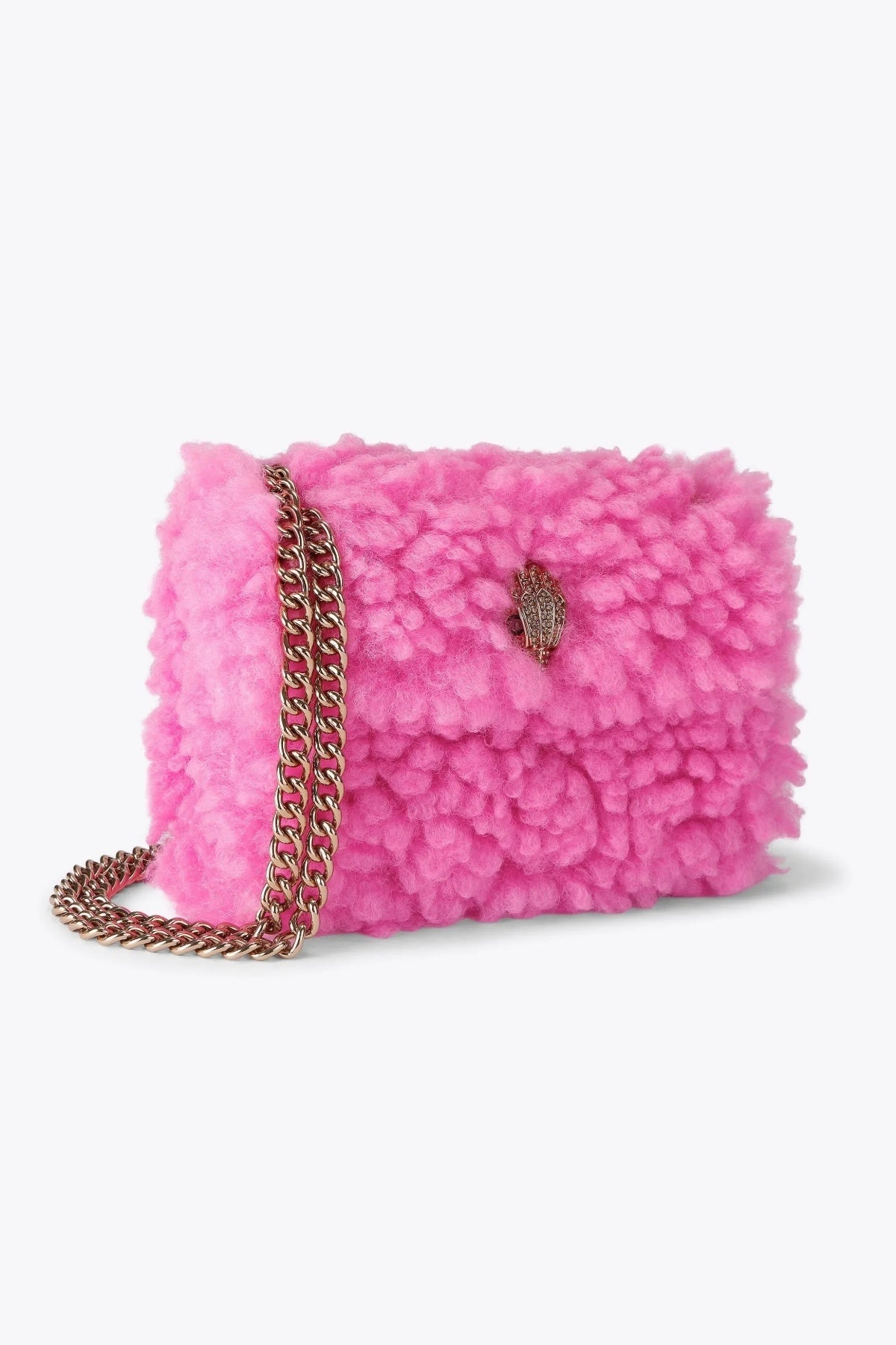 KURT GEIGER LONDON  MINI KENSINGTON F FUR  en color ROSA  (4)