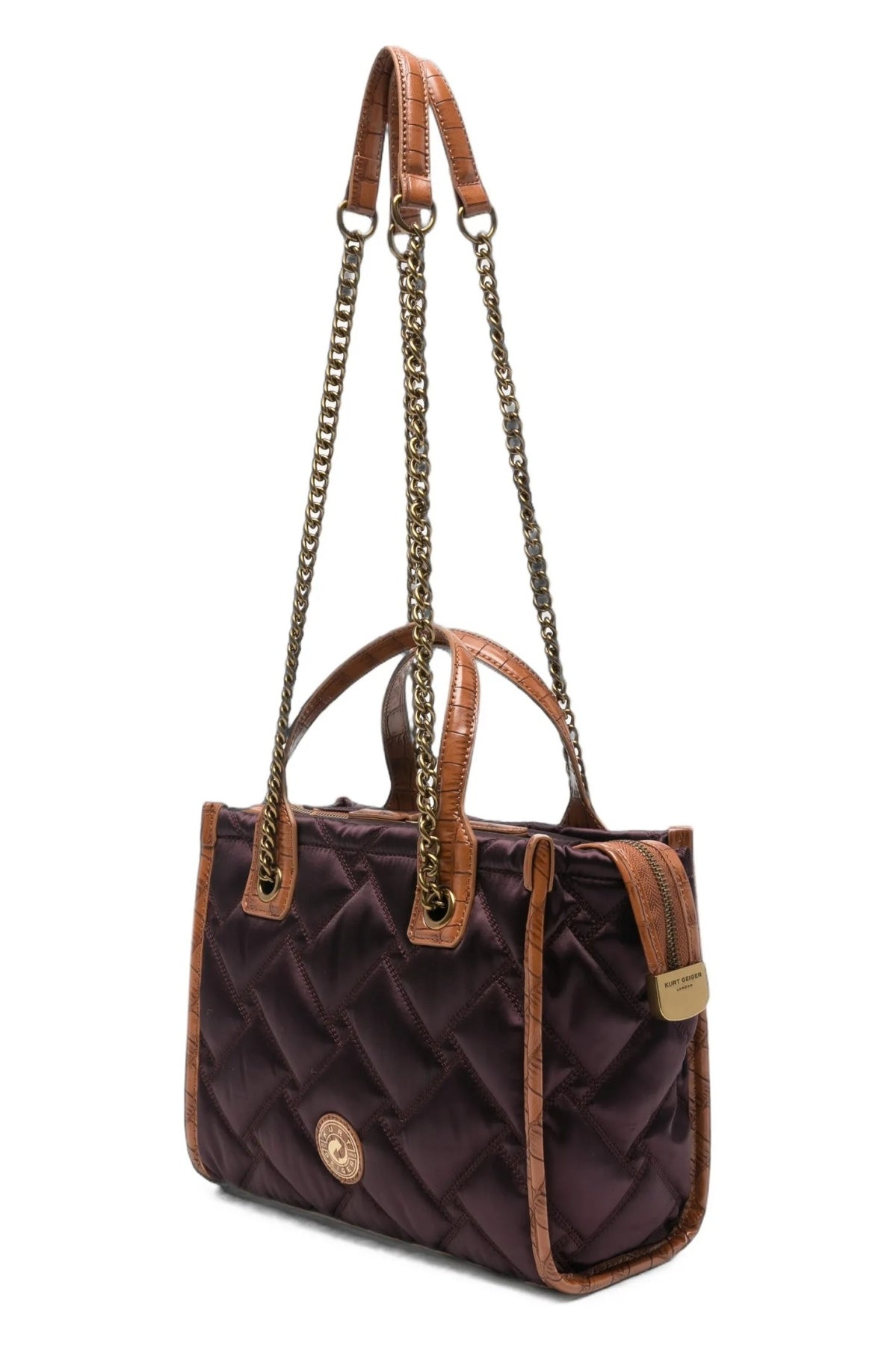 KURT GEIGER LONDON HOXTON SM SHOPPER en color MARRON  (2)