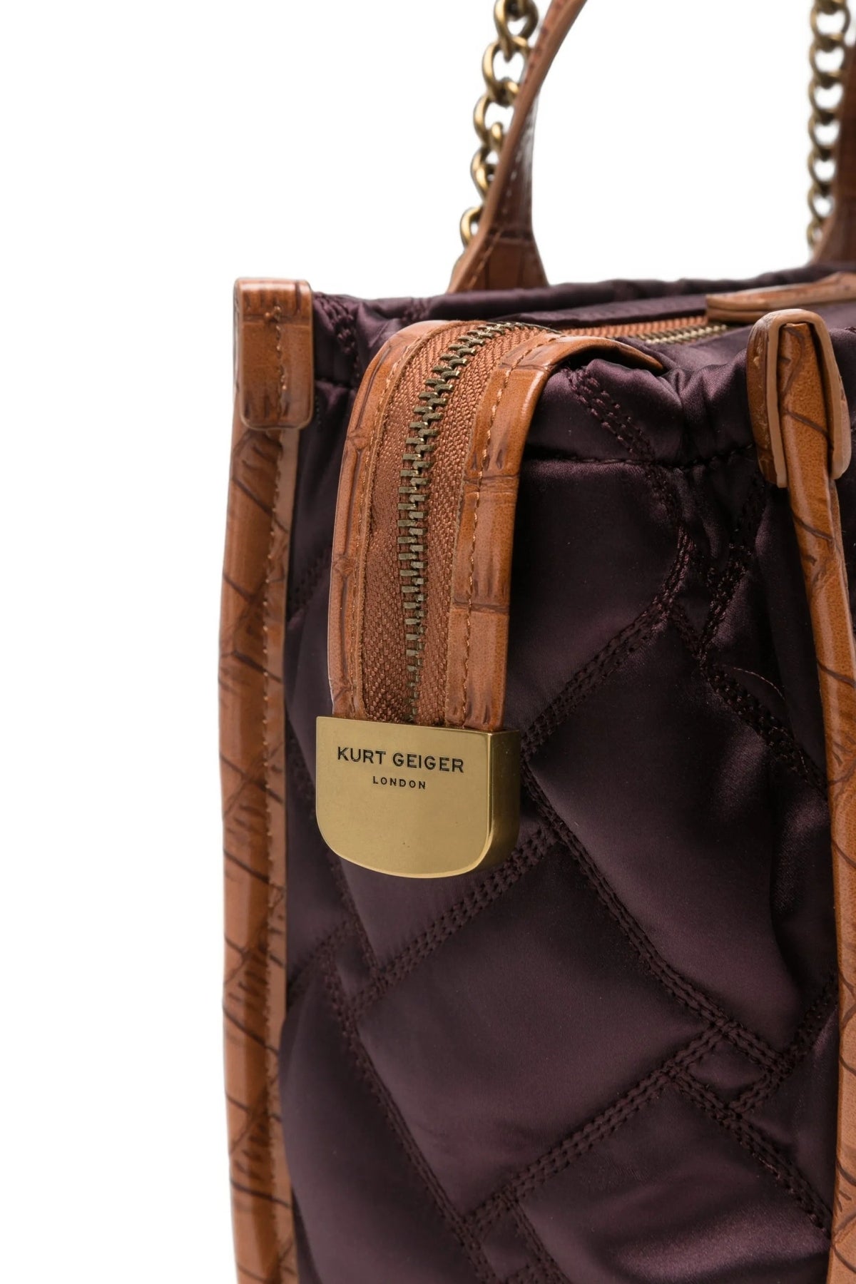 KURT GEIGER LONDON HOXTON SM SHOPPER en color MARRON  (3)