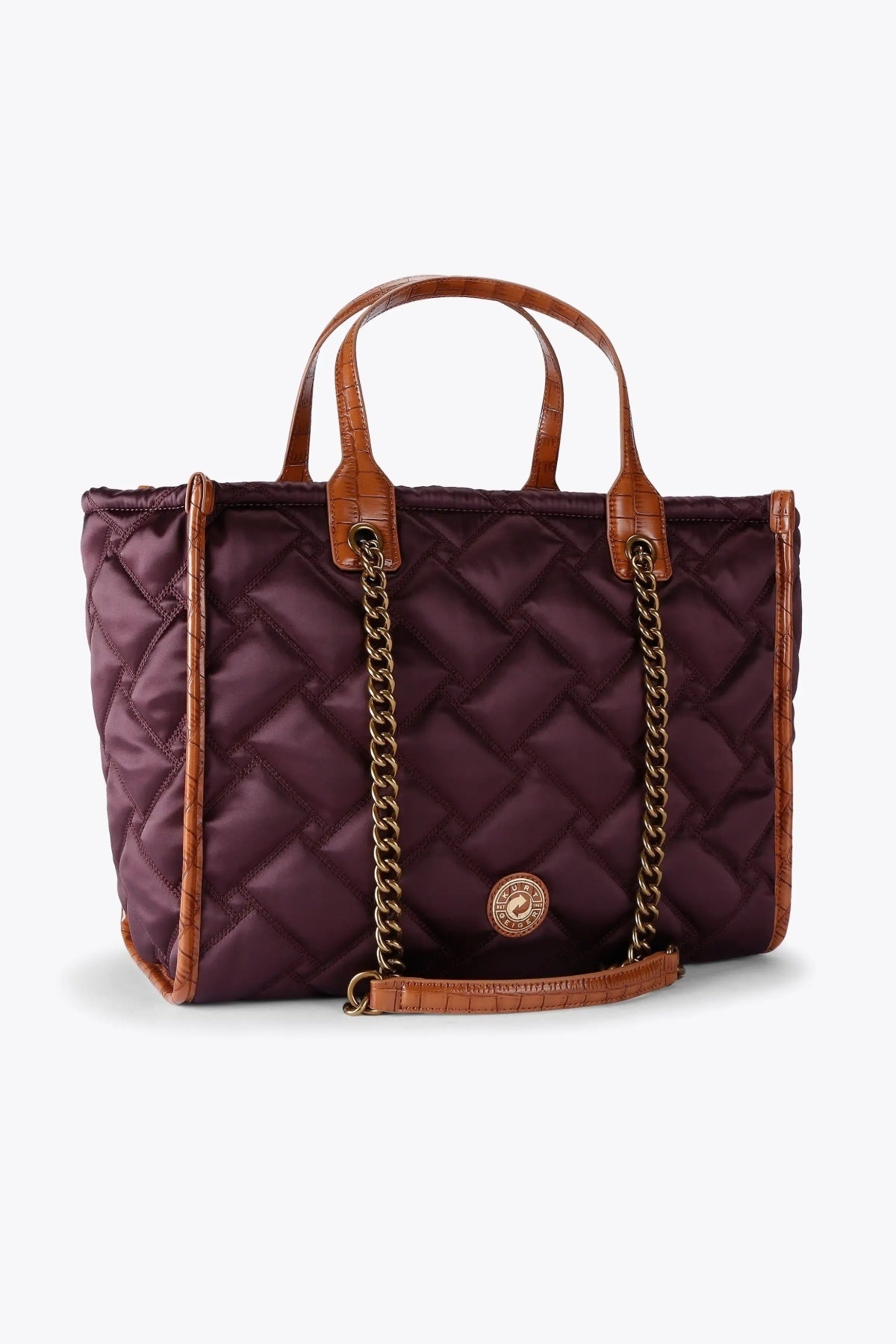 KURT GEIGER LONDON HOXTON SHOPPER en color BURDEOS  (4)