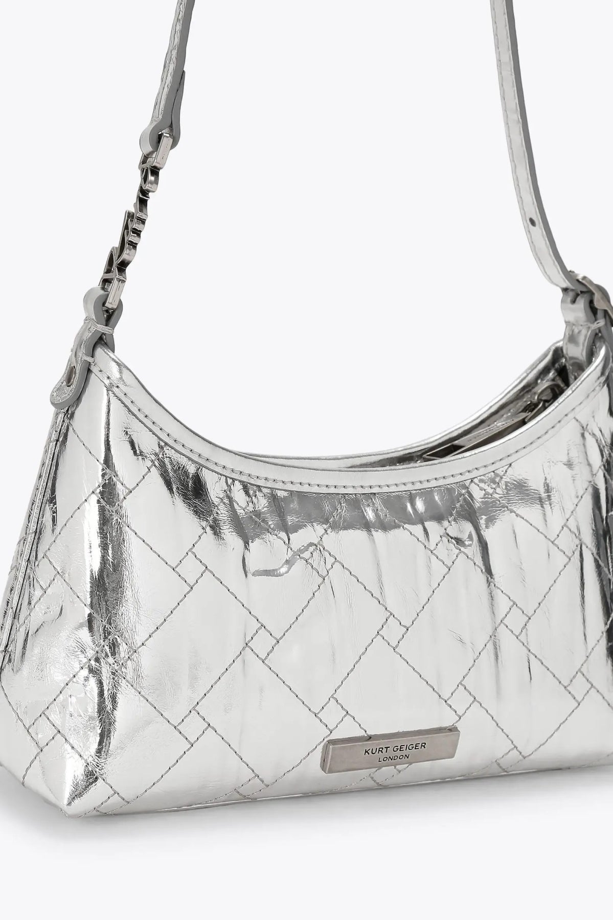 KURT GEIGER LONDON KURT SLING en color PLATA  (2)