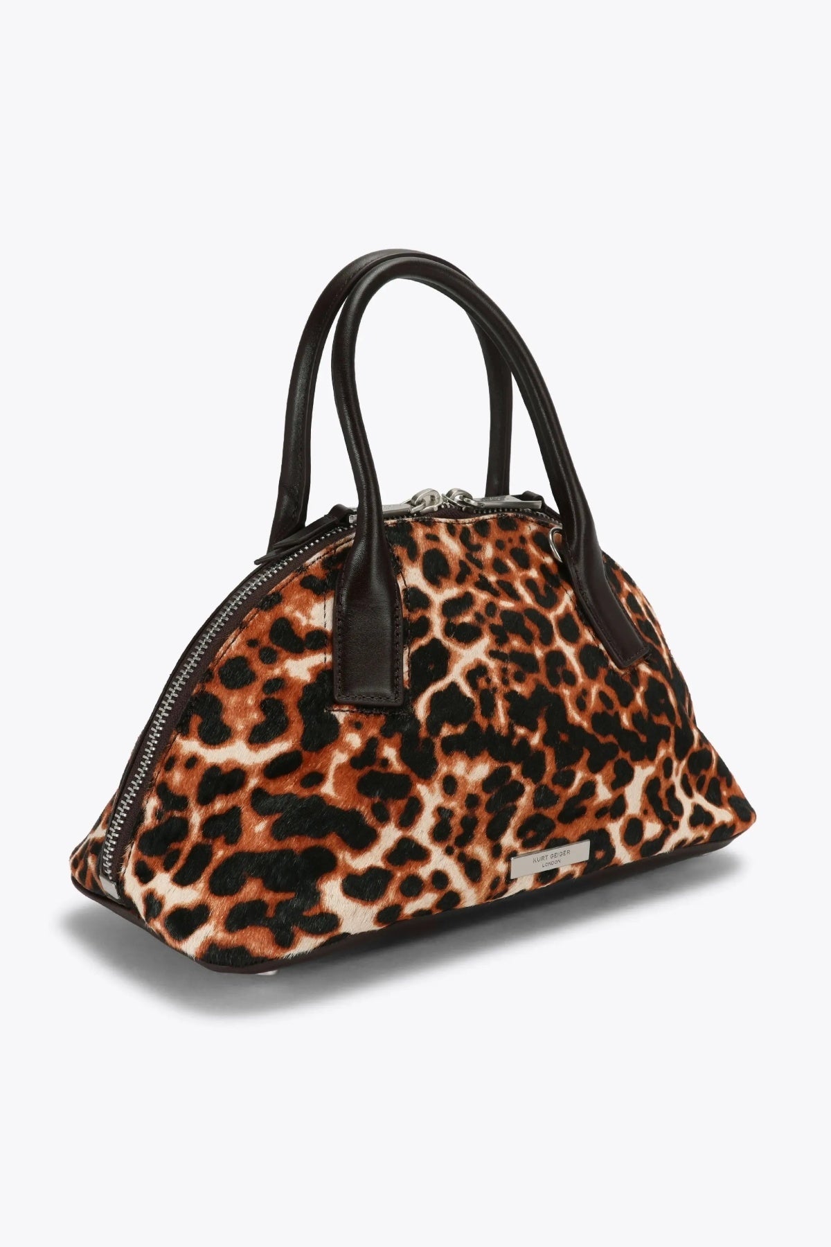 KURT GEIGER LONDON SLOANE BOWLING BAG en color ANIMAL PRINT  (2)