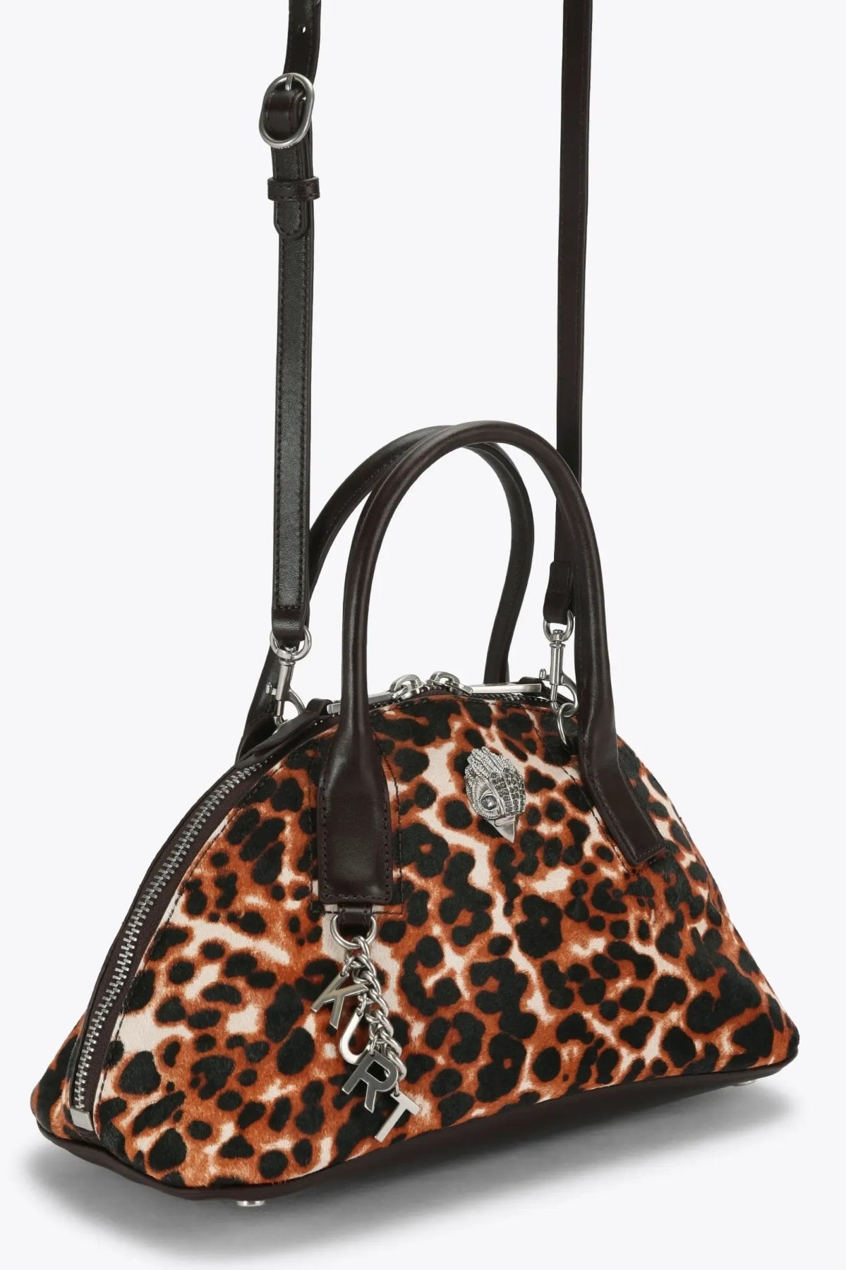 KURT GEIGER LONDON SLOANE BOWLING BAG en color ANIMAL PRINT  (3)