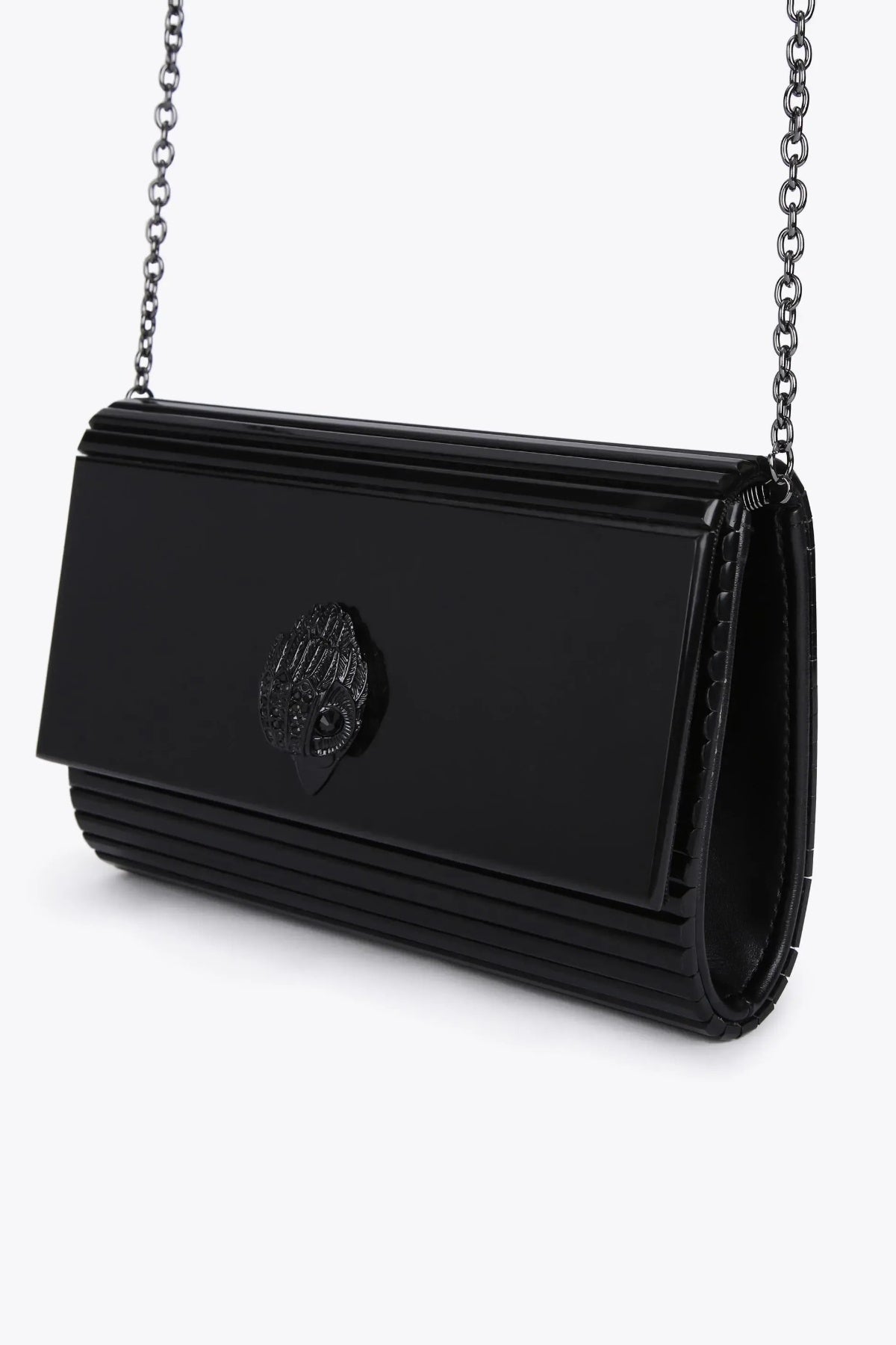 KURT GEIGER LONDON  PARTY EAGLE CLUTCH DREN  en color NEGRO  (3)