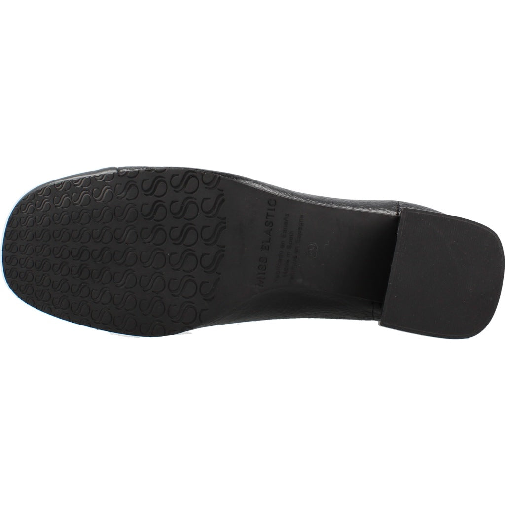 MISS ELASTIC BOTIN CHANEL BRILLITE en color NEGRO  (6)