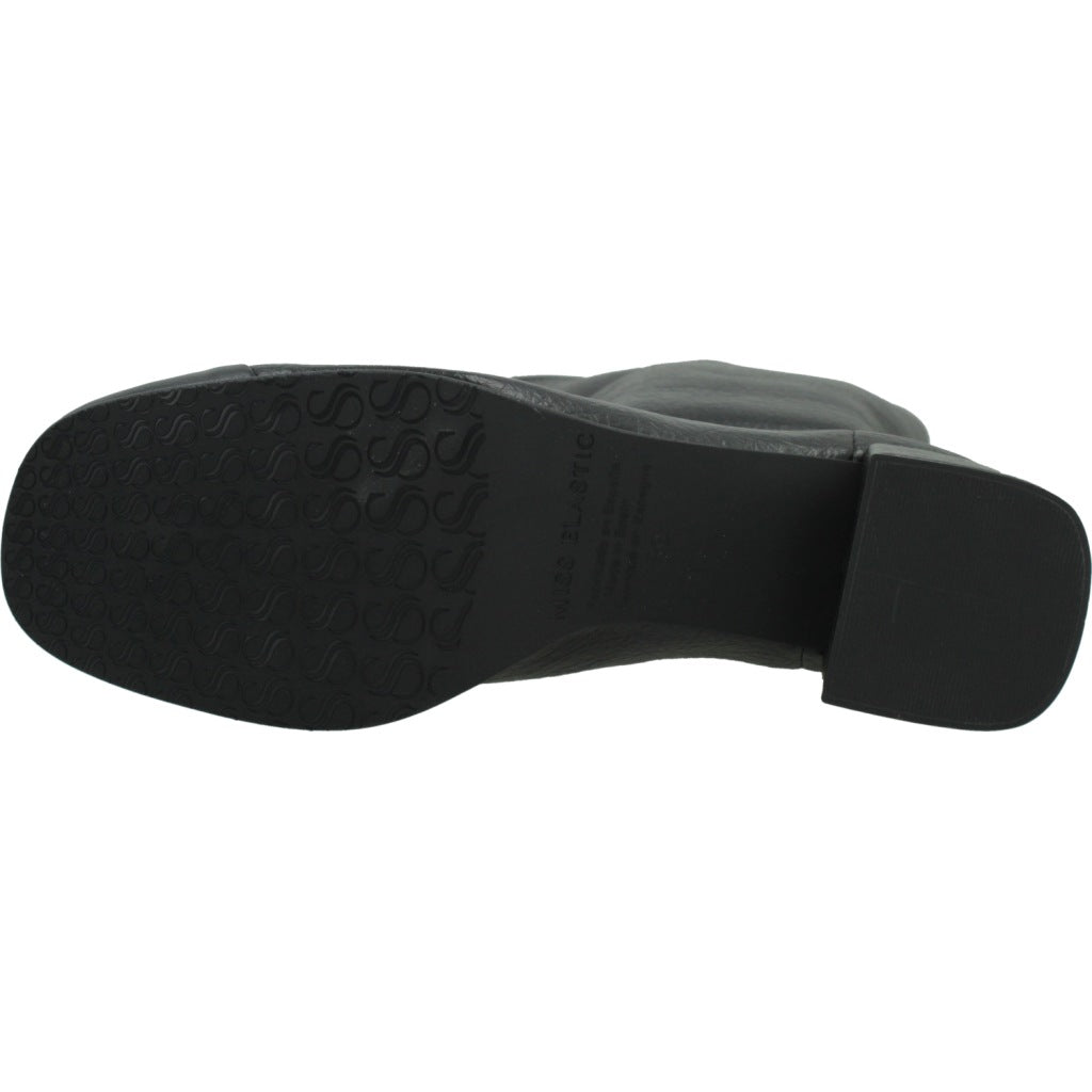 MISS ELASTIC BOTA CHANEL BRILLITE en color NEGRO  (6)