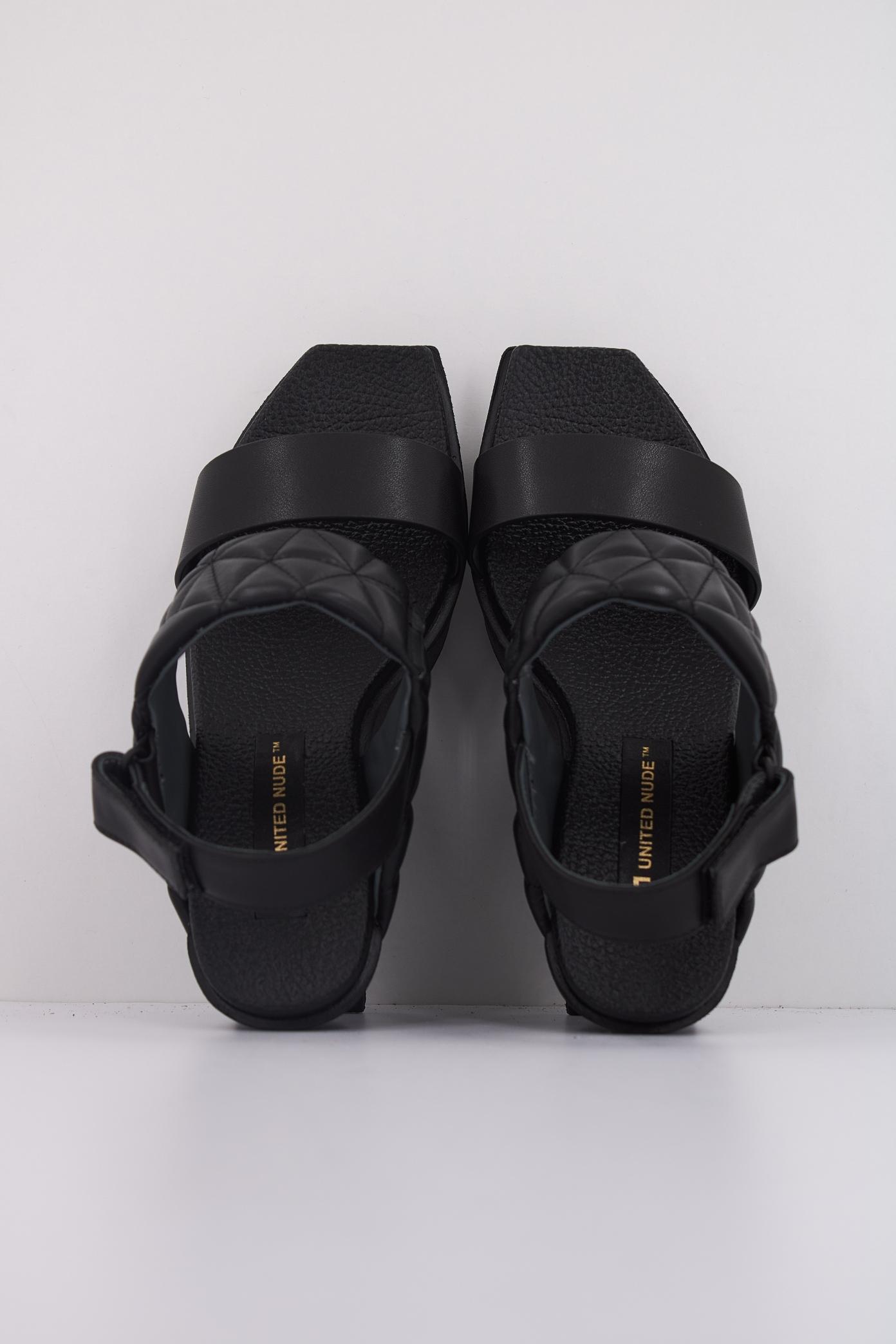 UNITED NUDE DELTA WEDGE PUFFY en color NEGRO  (3)