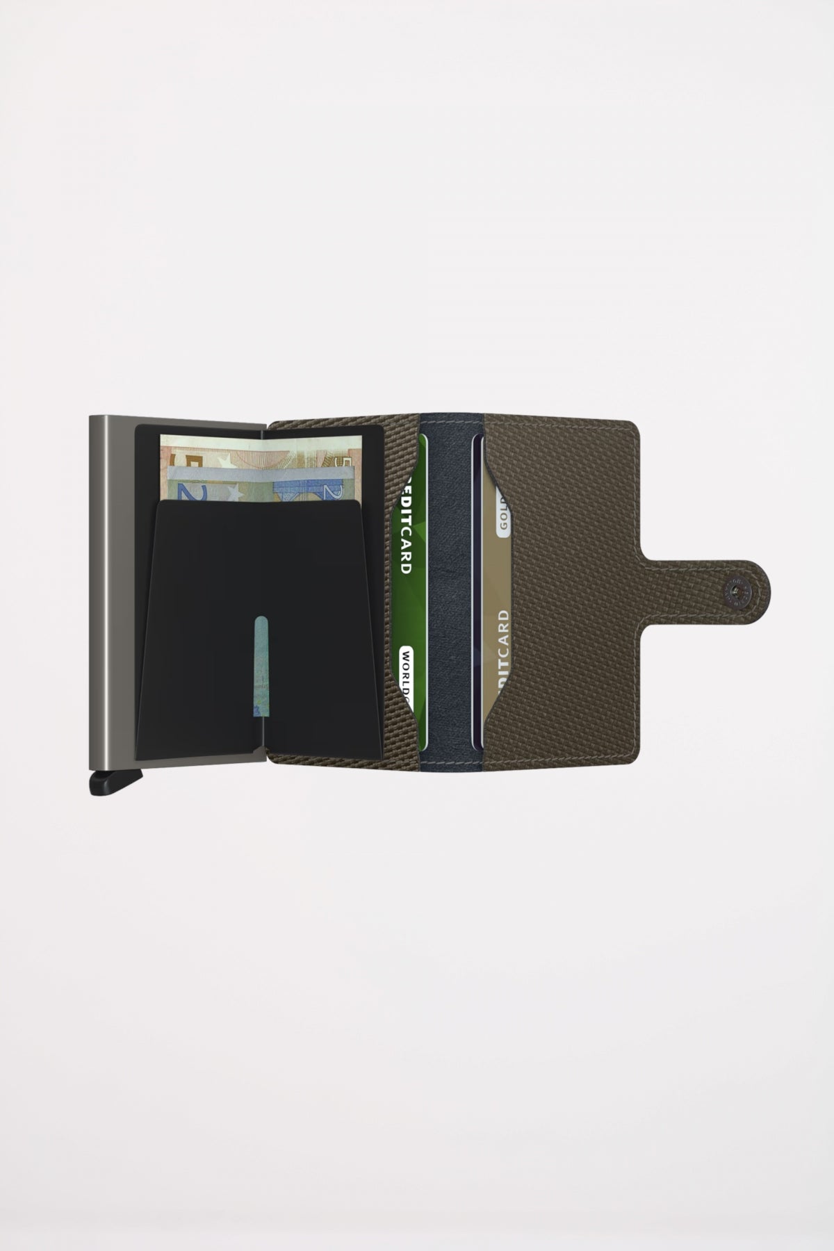 SECRID MINIWALLET CARBON en color VERDE  (4)