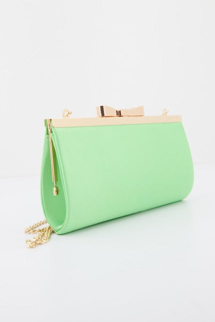 MENBUR M BOLSO CARTERA DETALLE STRASS en color VERDE  (2)