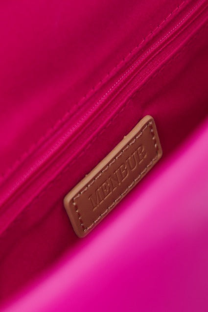 MENBUR M BOLSO BANDOLERA ACOLHADO en color ROSA  (4)