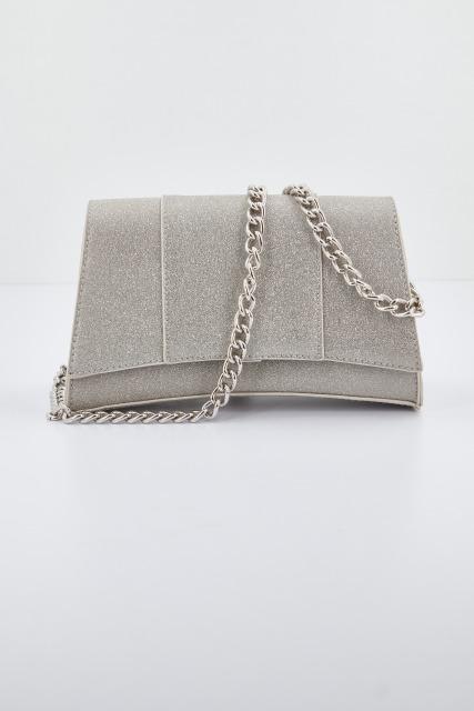 MENBUR M BOLSO FIESTA GLITTERS en color PLATA  (1)