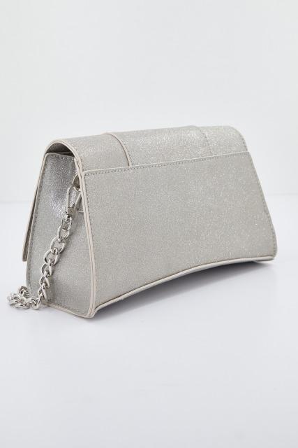 MENBUR M BOLSO FIESTA GLITTERS en color PLATA  (2)