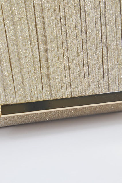 MENBUR M BOLSO CARTERA FIESTA GLITTER en color ORO  (4)