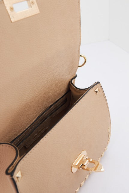 MENBUR M BOLSO BANDOLERA DETALLE TACH en color BEIS  (3)