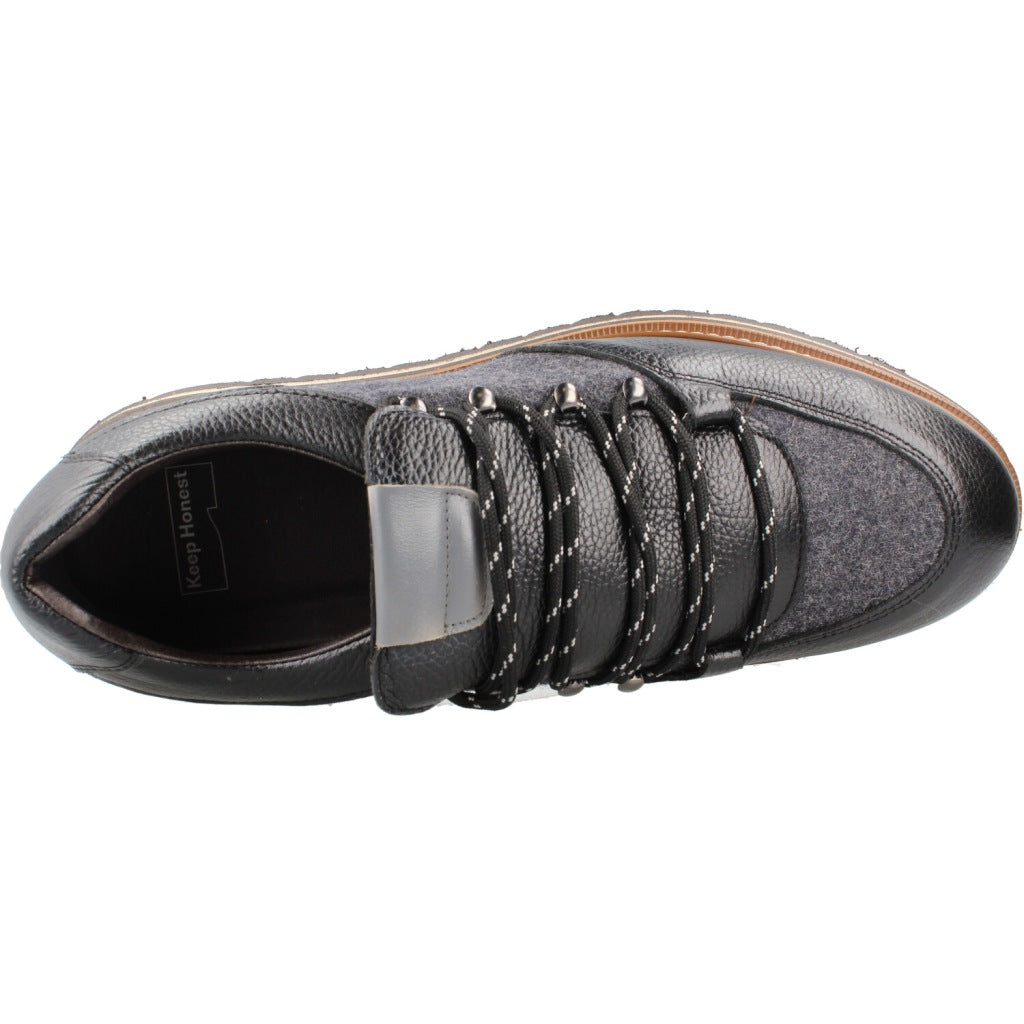 KEEP HONEST KH ZAPATO INFORMAL en color NEGRO  (6)
