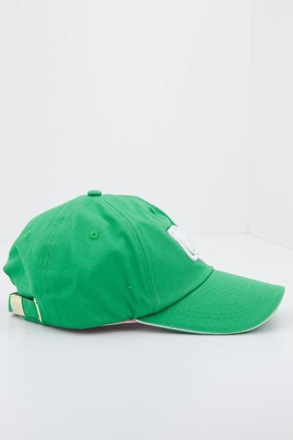 CHIARA FERRAGNI EYELIKE BASEBALL CAP en color VERDE  (2)
