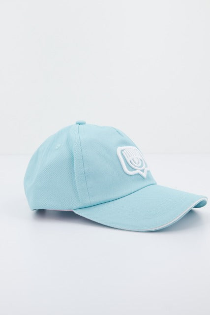 CHIARA FERRAGNI EYELIKE BASEBALL CAP en color AZUL  (2)