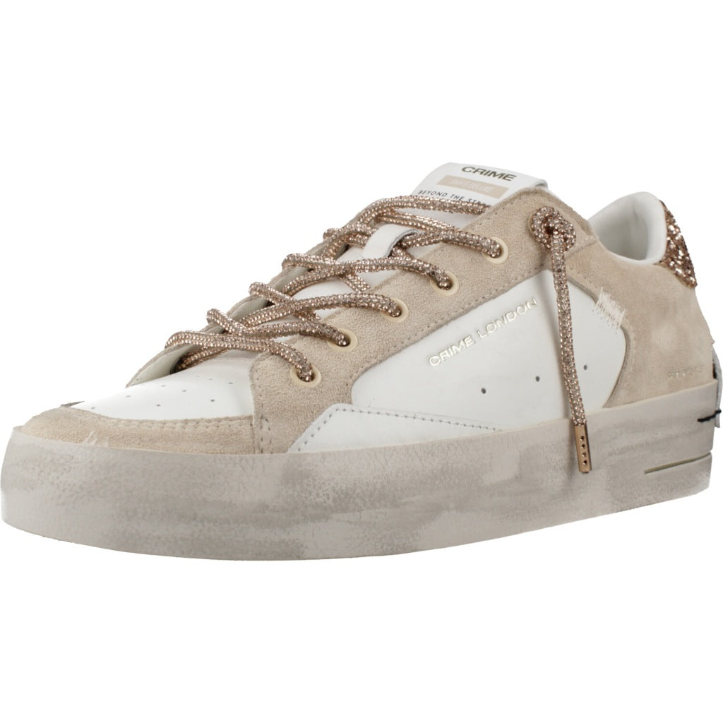 CRIME LONDON SK DELUXE WEDGE en color BEIS  (1)