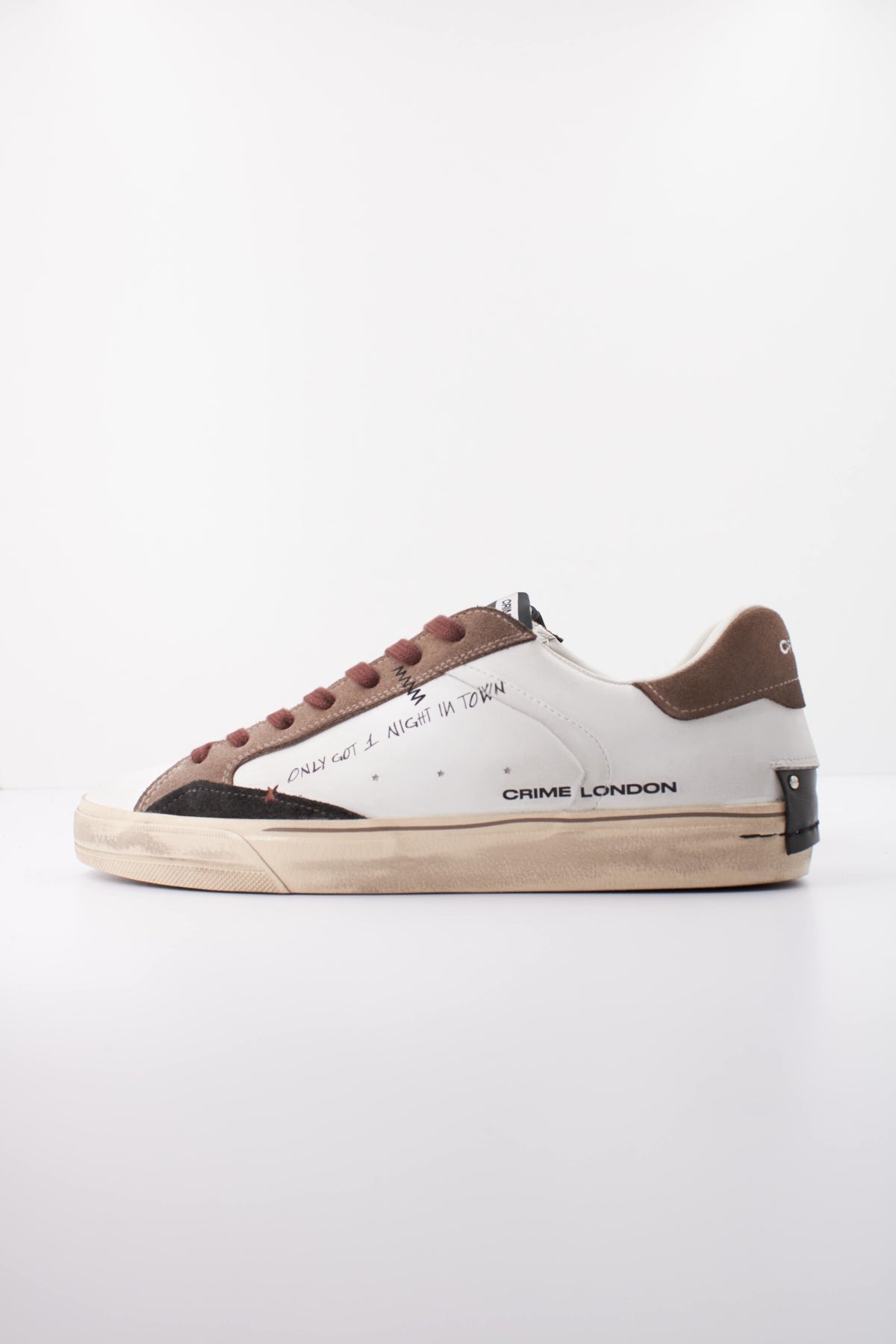 CRIME LONDON AAB DEPORTIVO DECONSTRUCTED en color BLANCO  (1)