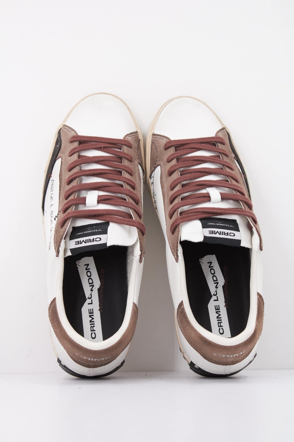 CRIME LONDON AAB DEPORTIVO DECONSTRUCTED en color BLANCO  (3)