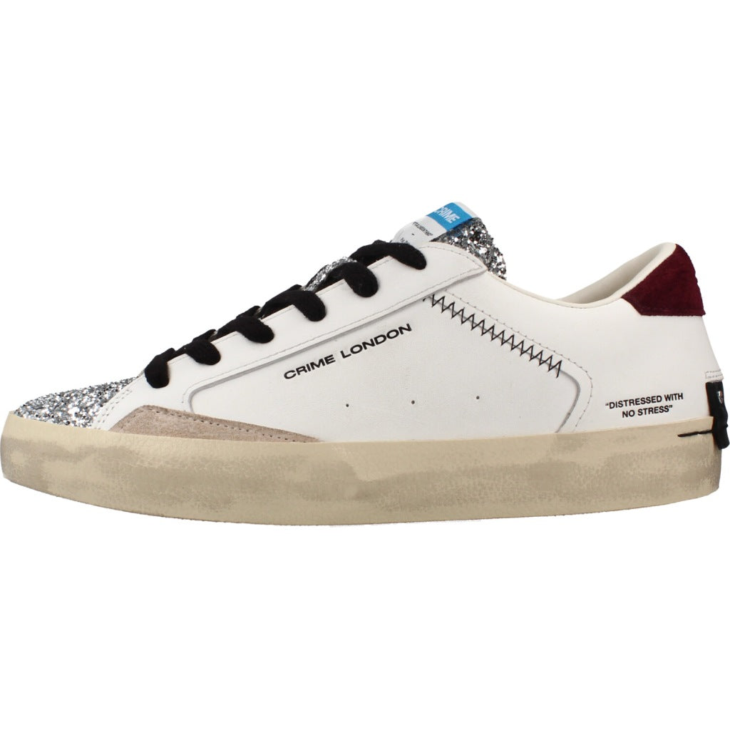 CRIME LONDON AAB DEPORTIVO DISTRESSED en color BLANCO  (2)