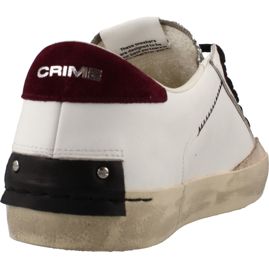 CRIME LONDON AAB DEPORTIVO DISTRESSED en color BLANCO  (3)