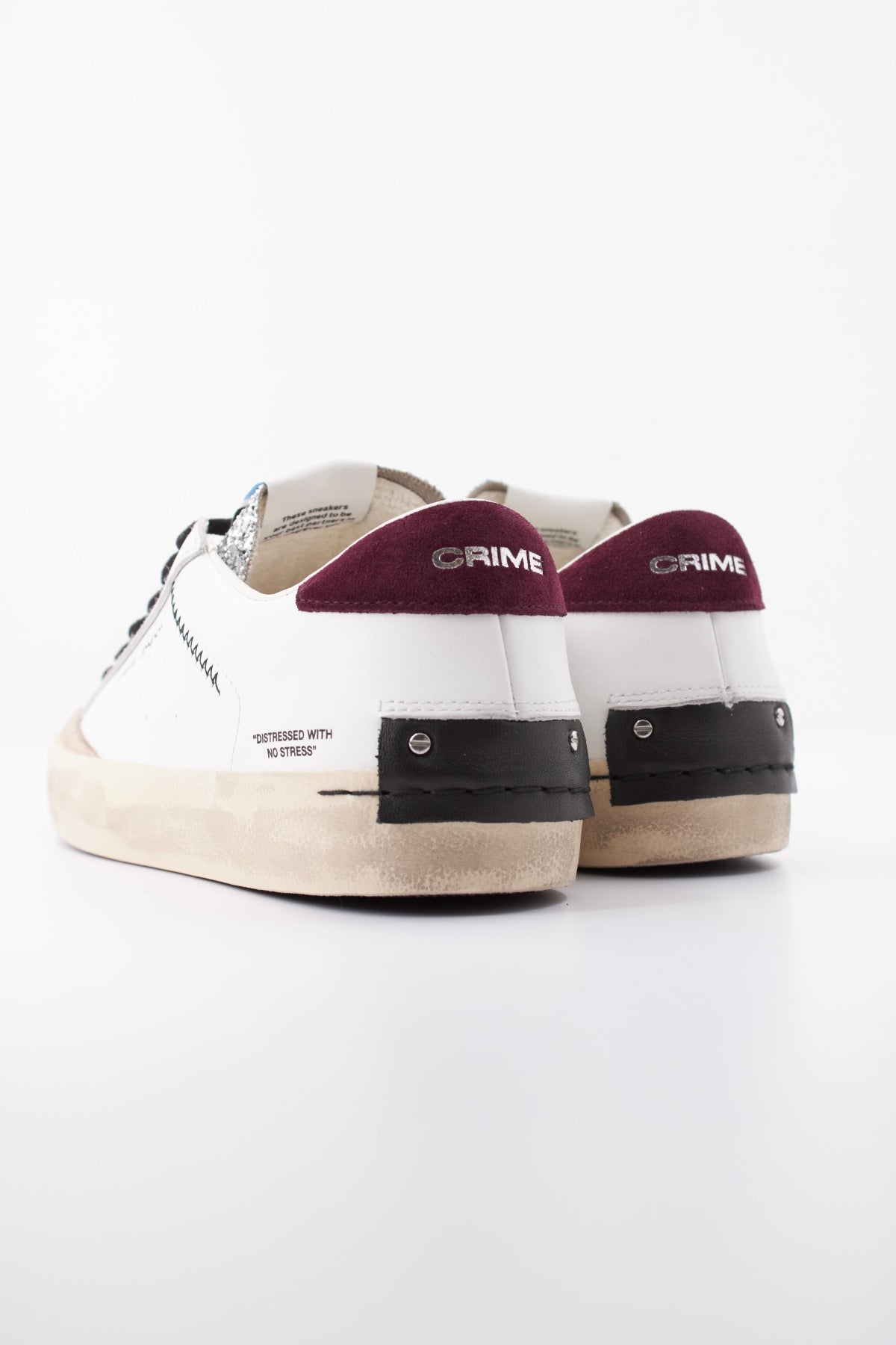 CRIME LONDON AAB DEPORTIVO DISTRESSED en color BLANCO  (4)