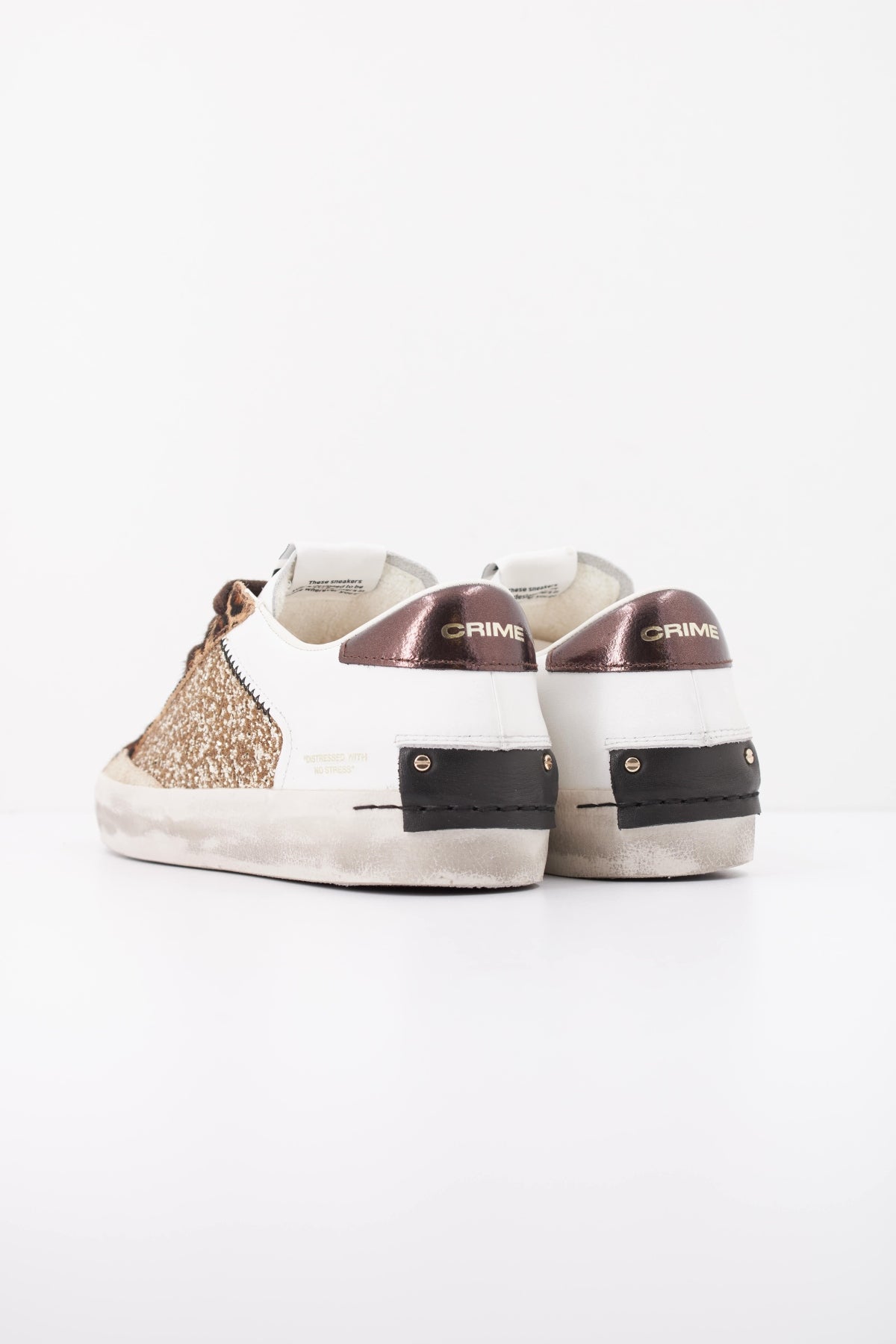 CRIME LONDON AAB DEPORTIVO DISTRESSED en color BLANCO  (4)