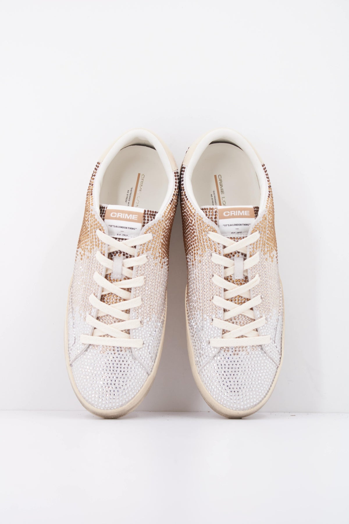 CRIME LONDON AAB DEPORTIVO DISTRESSED en color PLATA  (3)