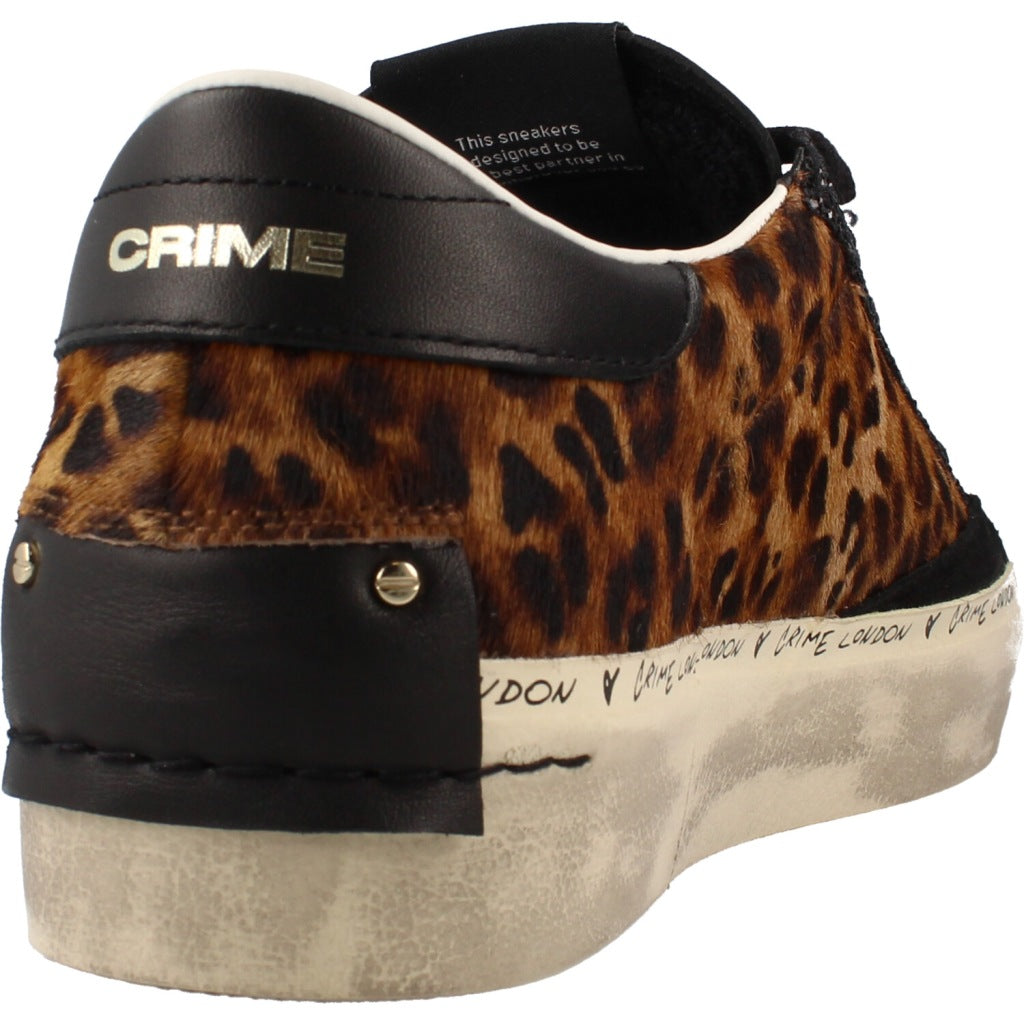 CRIME LONDON AAB DISTRESSED PLATFORM en color ANIMAL PRINT  (3)