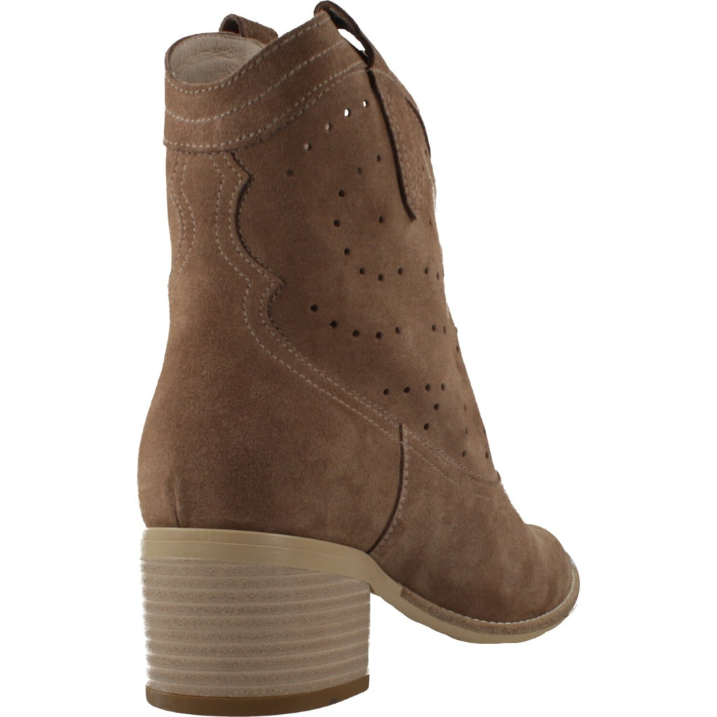NERO GIARDINI BOTIN VELOUR en color MARRON  (3)