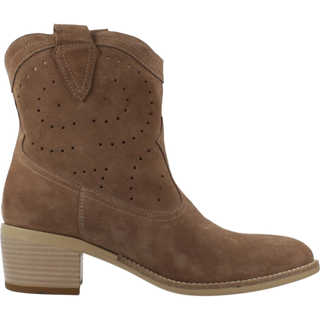 NERO GIARDINI BOTIN VELOUR en color MARRON  (4)