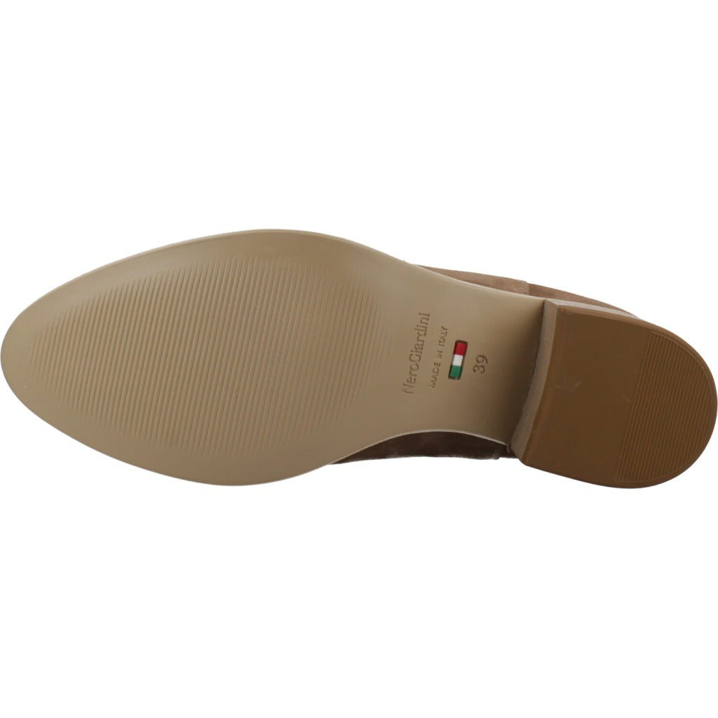 NERO GIARDINI BOTIN VELOUR en color MARRON  (7)