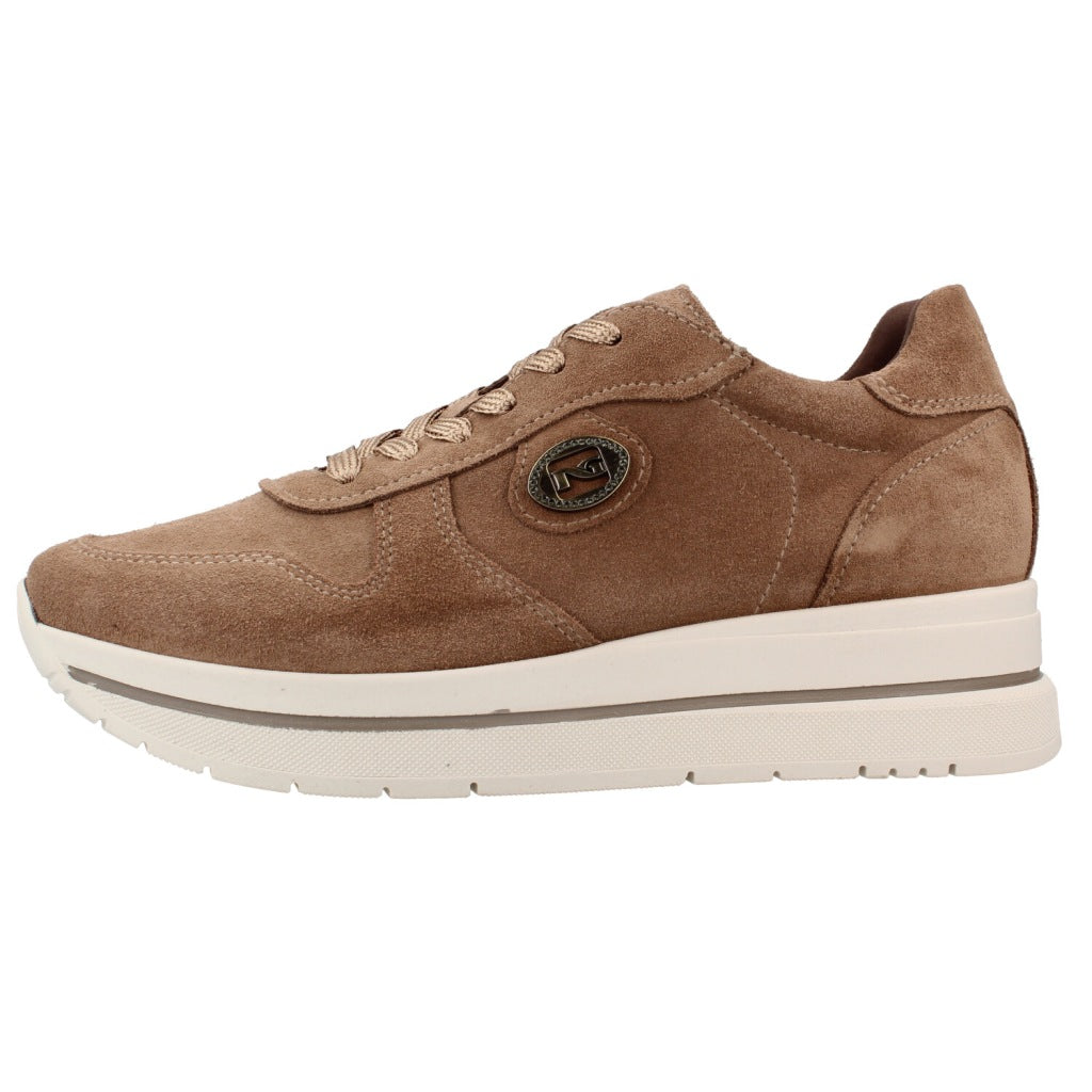 NERO GIARDINI VELOUR en color MARRON CLARO  (2)