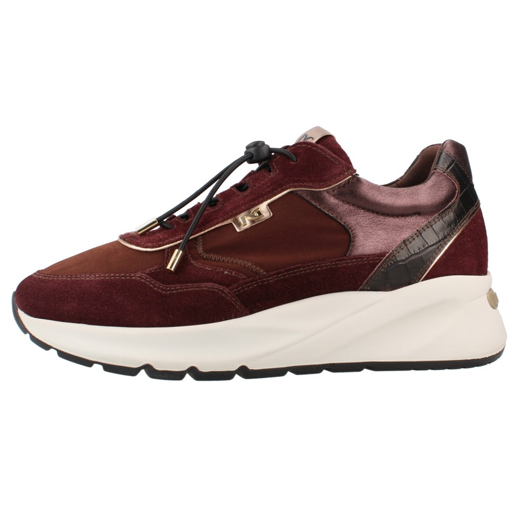 NERO GIARDINI VELOUR en color BURDEOS  (2)