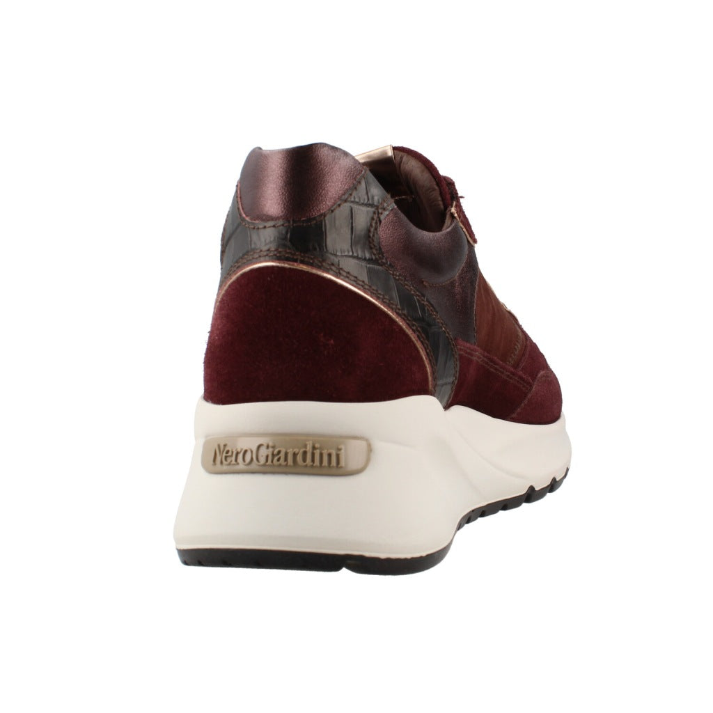 NERO GIARDINI VELOUR en color BURDEOS  (3)